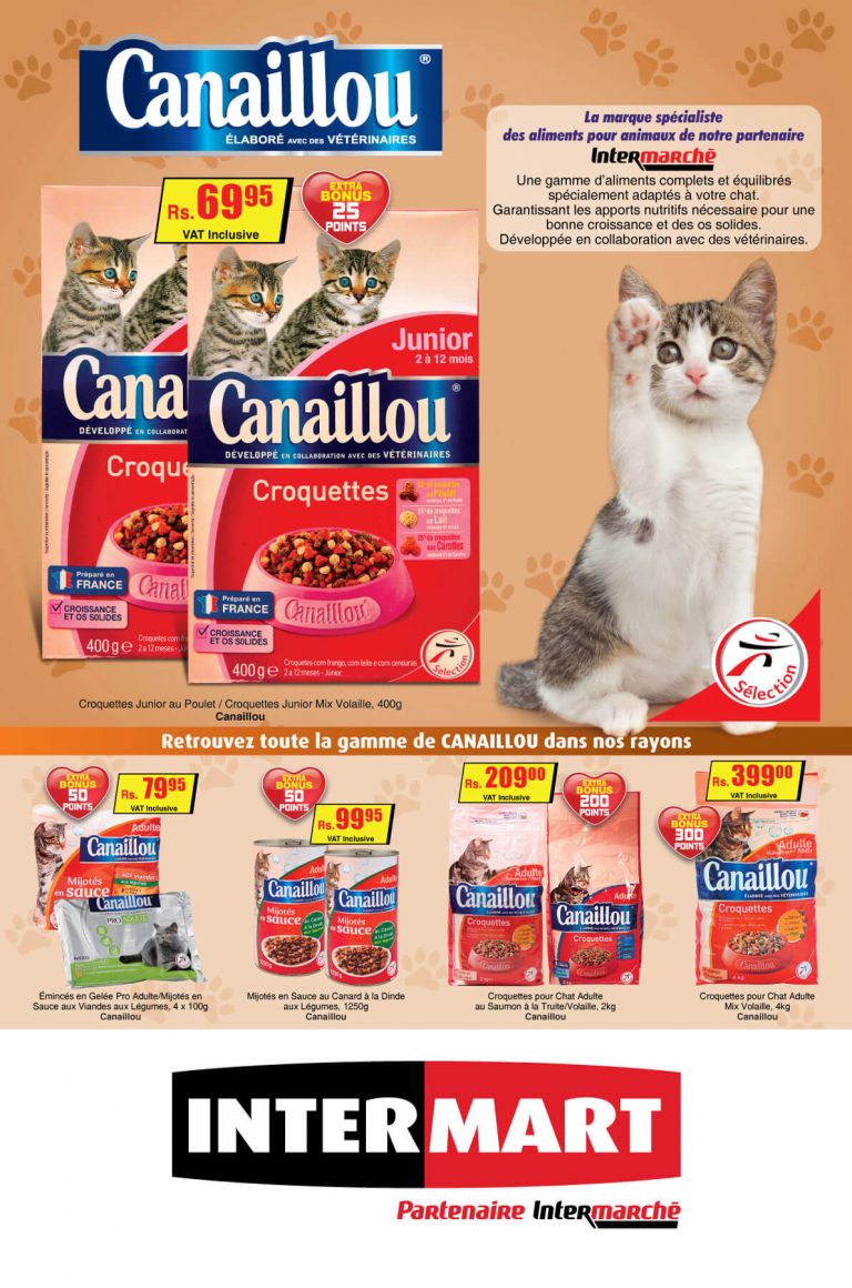 litière chat intermarché canaillou